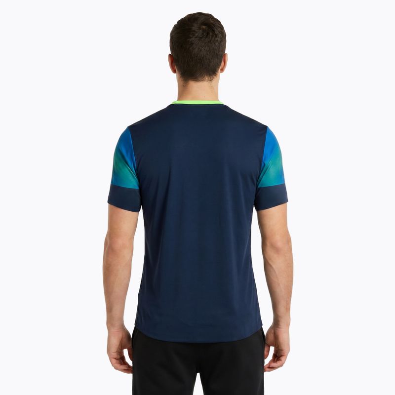 Férfi Joma Elite XI tengerészkék/fluor zöld futópóló 2
