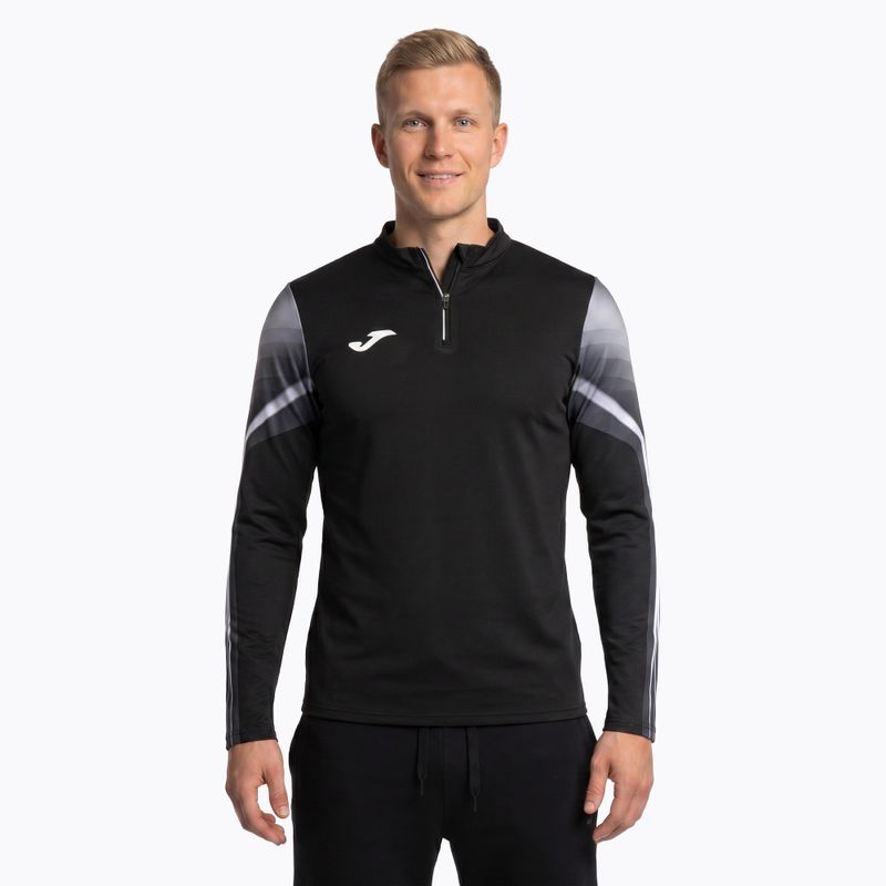 Férfi futó pulóver Joma Elite XI fekete/antracit