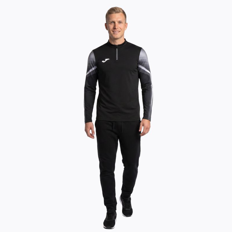 Férfi futó pulóver Joma Elite XI fekete/antracit 2