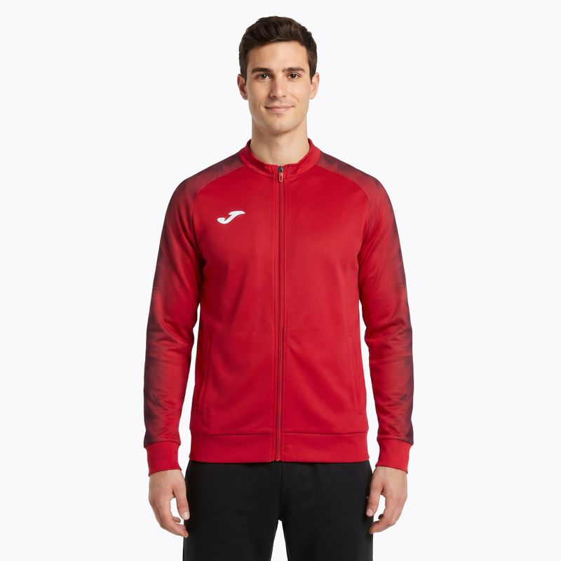 Férfi Joma Elite XI Full Zip futó melegítőfelső piros