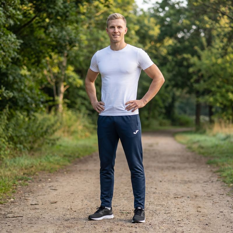 Férfi futónadrág Joma Elite XI Long tengerészkék 14