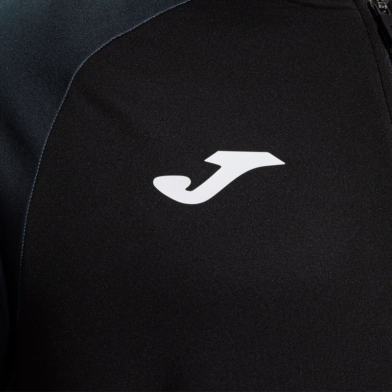 Férfi Joma Elite XI Hoodie fekete/antracit futó melegítőfelső 4