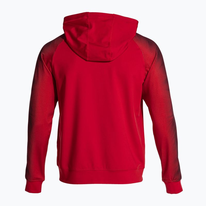 Férfi Joma Elite XI Hoodie piros futó melegítőfelső 3