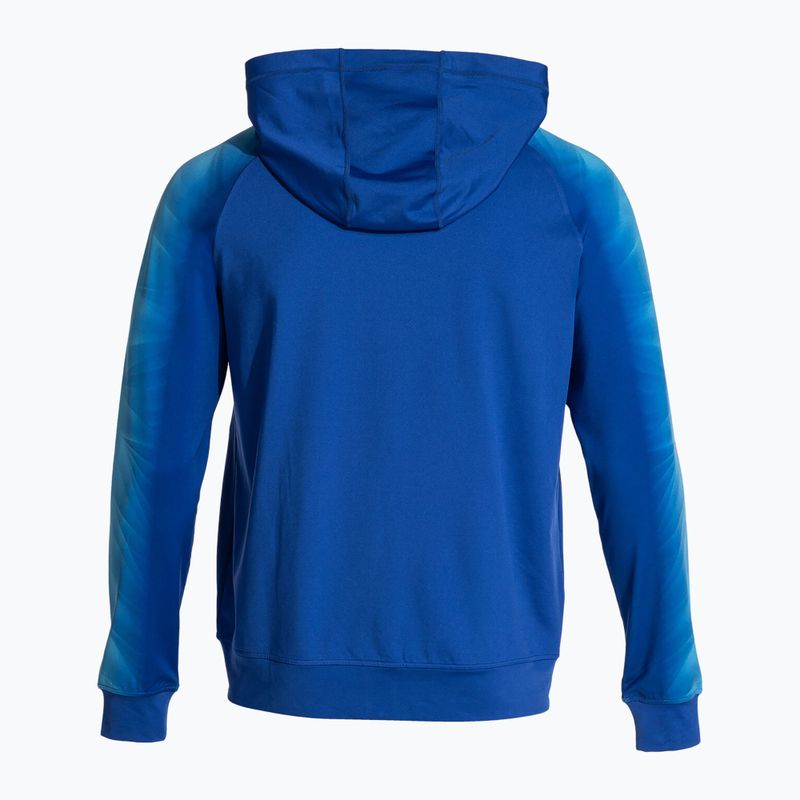Férfi Joma Elite XI Hoodie futó melegítőfelső királyi színű 3
