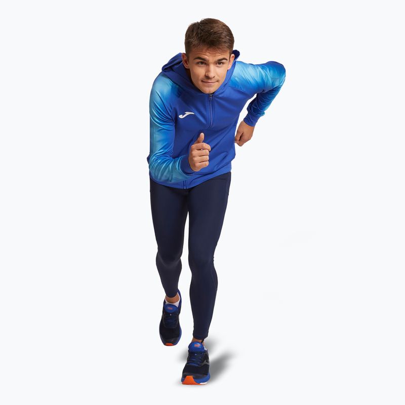 Férfi Joma Elite XI Hoodie futó melegítőfelső királyi színű 6