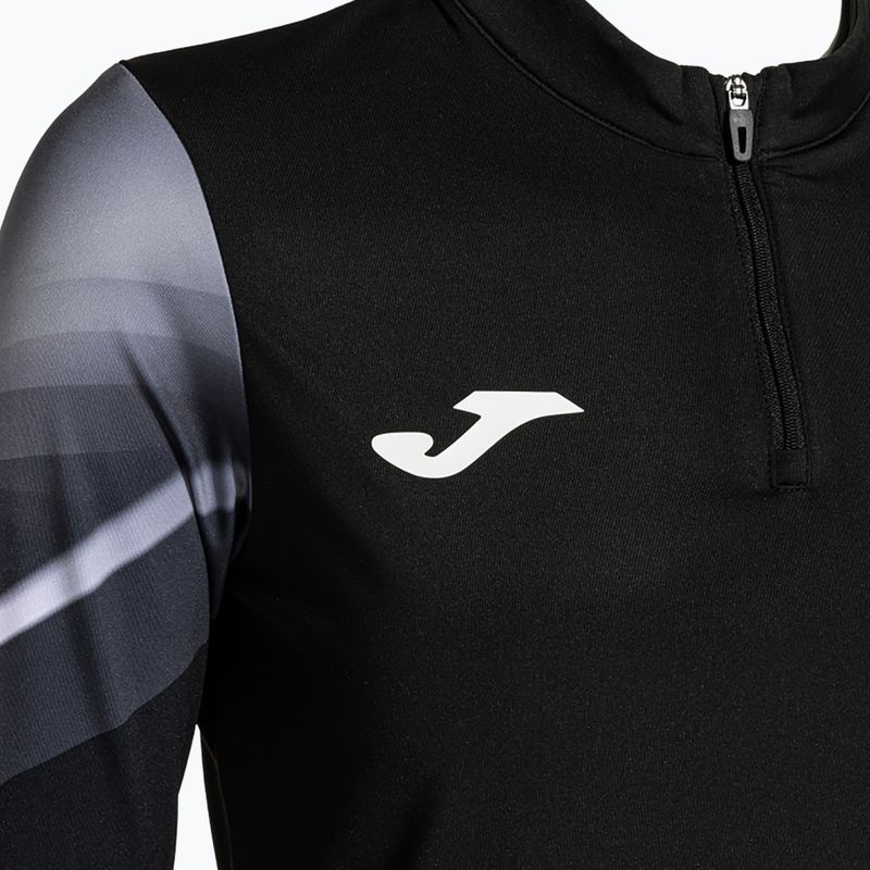 Női Joma Elite XI futó melegítőfelső fekete/antracit 4