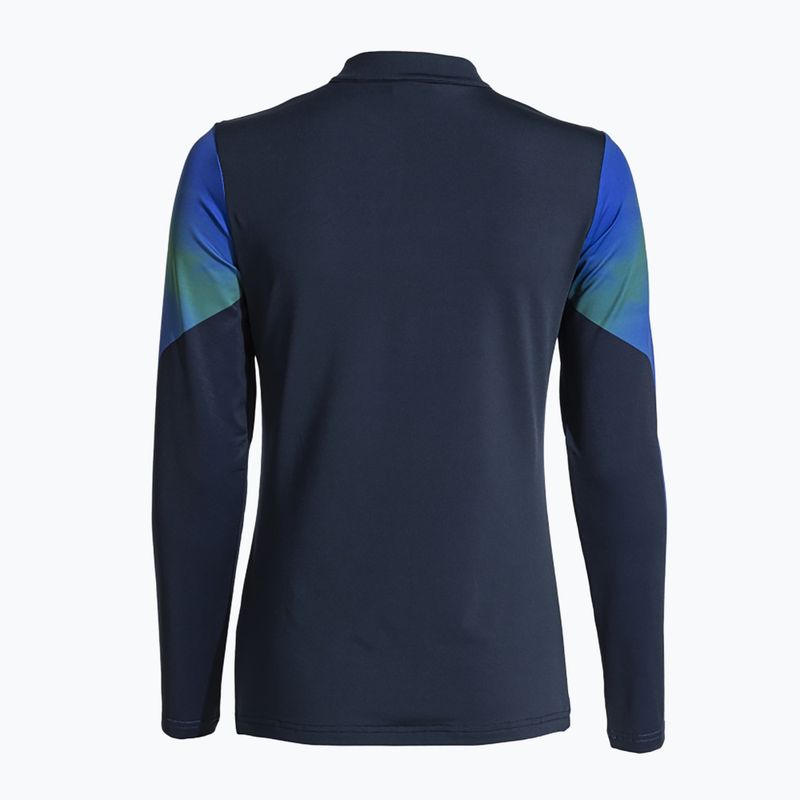 Női Joma Elite XI tengerészkék/fluor zöld futó melegítőfelső 2