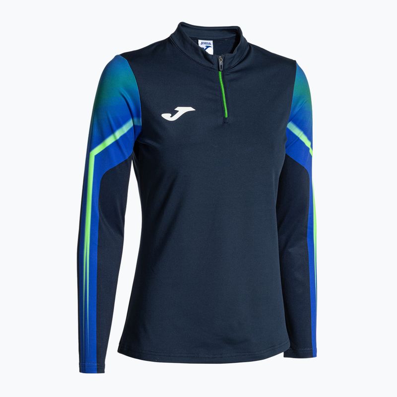 Női Joma Elite XI tengerészkék/fluor zöld futó melegítőfelső 3