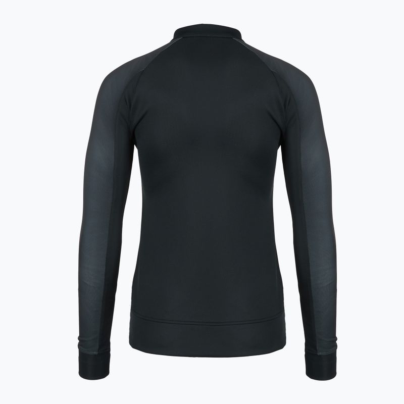 Női futó pulóver Joma Elite XI Full Zip fekete/antracit 2