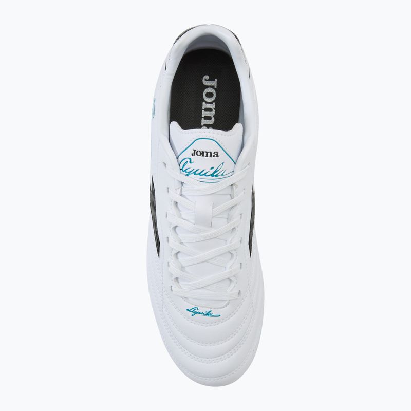 Joma Aguila FG férfi futballcipő fehér/fekete 5