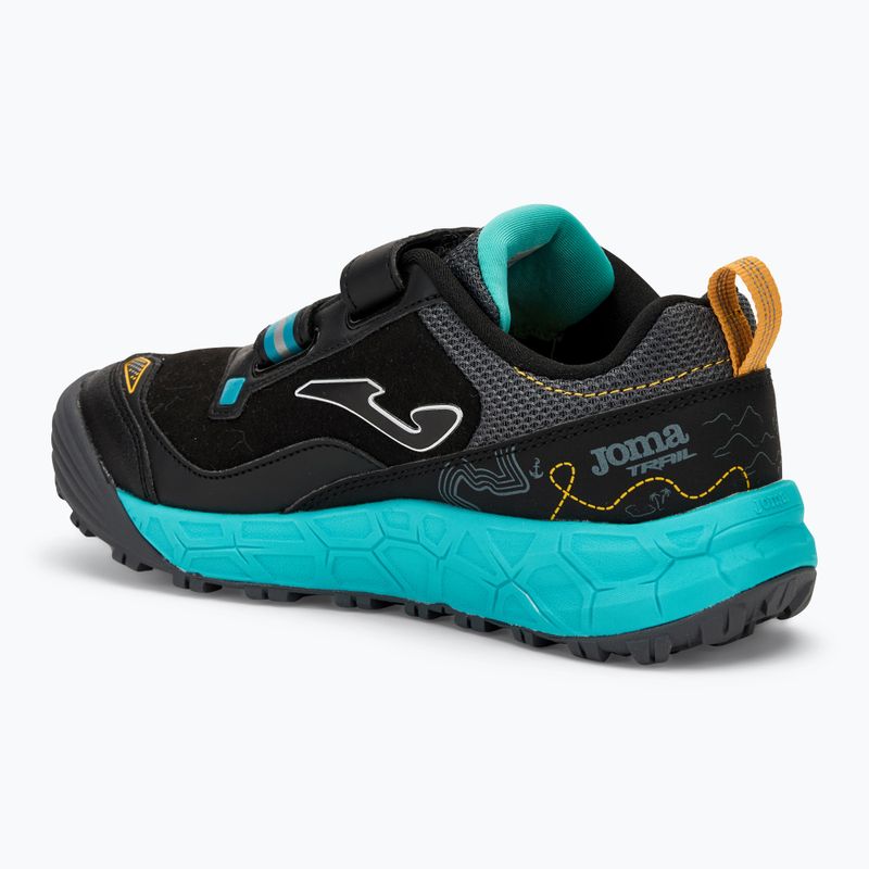 Gyerek futócipő Joma Adventure black/turquoise 3