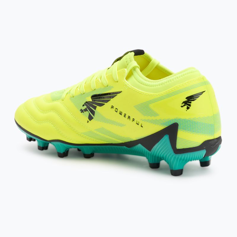 Férfi focicipő Joma Powerful FG lemon fluor/turquoise 3