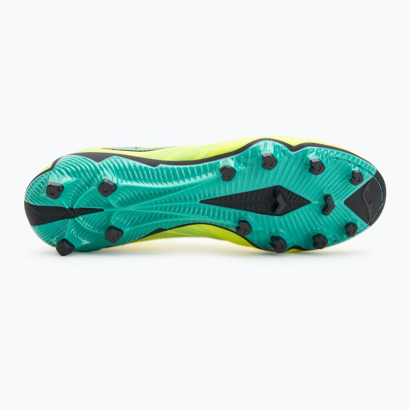 Férfi focicipő Joma Powerful FG lemon fluor/turquoise 4