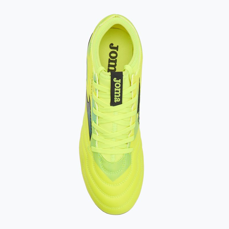 Férfi focicipő Joma Powerful FG lemon fluor/turquoise 5