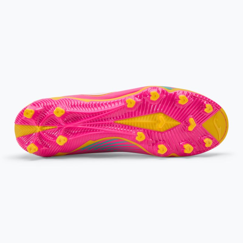 Joma Propulsion FG férfi futballcipő rózsaszín/sárga 4