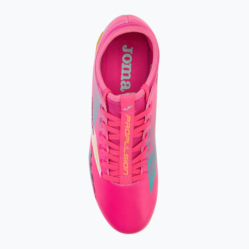 Joma Propulsion FG férfi futballcipő rózsaszín/sárga 5