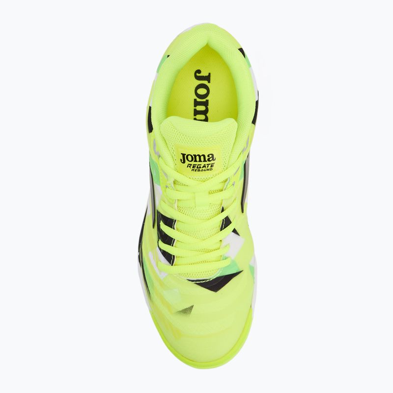 Férfi futballcipő Joma Regate Rebound IN lemon fluor/green 5