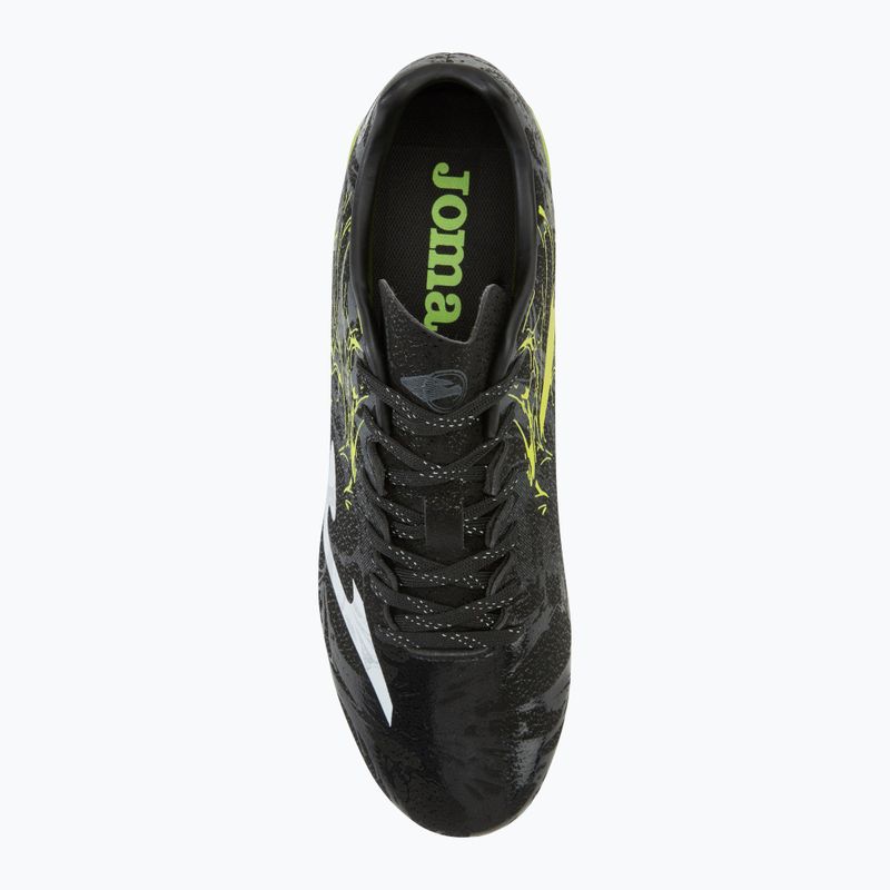 Férfi Supercopa AG futballcipő fekete/citromsárga fluor 5