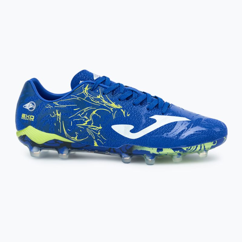 Férfi futballcipő Joma Supercopa FG royal/lemon fluor 2