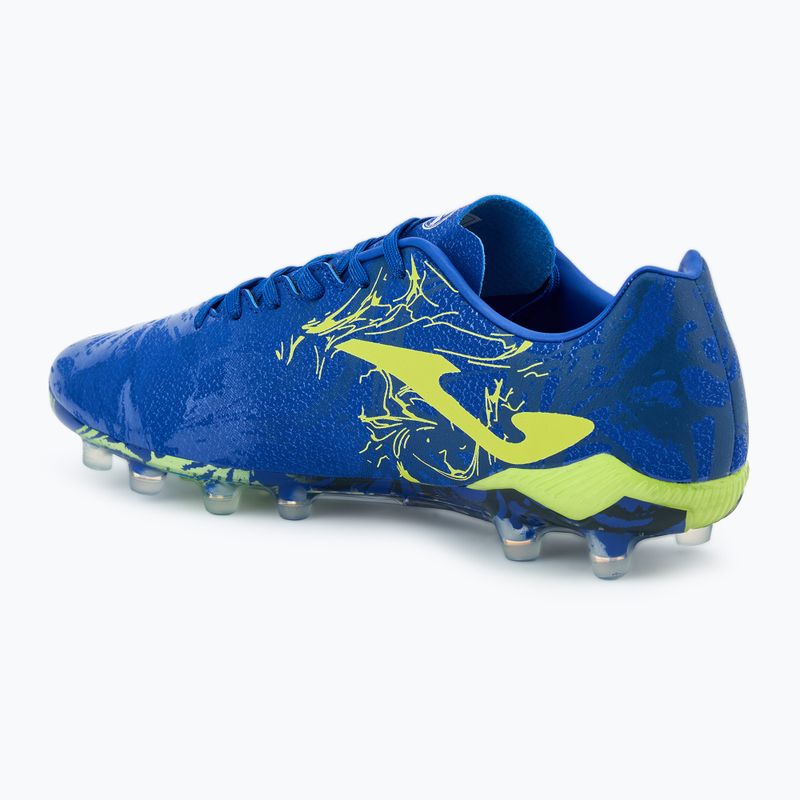 Férfi futballcipő Joma Supercopa FG royal/lemon fluor 3
