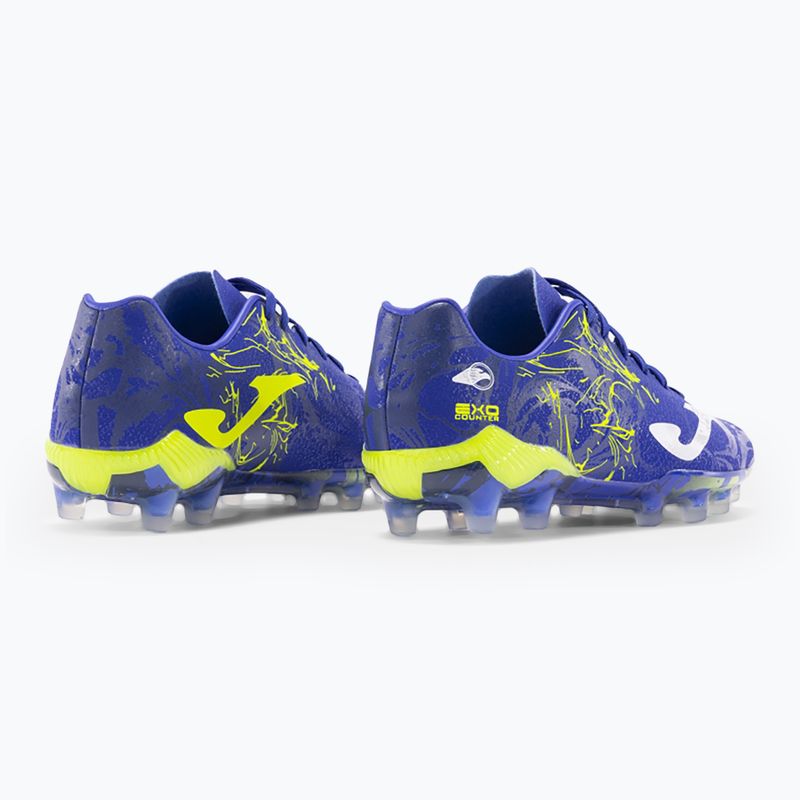 Joma Supercopa FG férfi futballcipő royal/lemon fluor 3