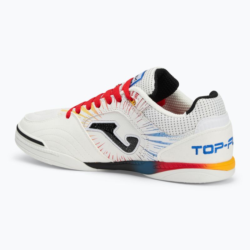 Férfi futballcipő Joma Top Flex IN white/red 3