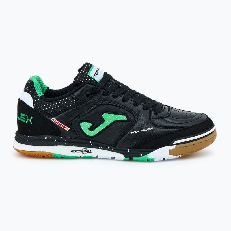 Férfi futballcipő Joma Top Flex Rebound IN black/green 2