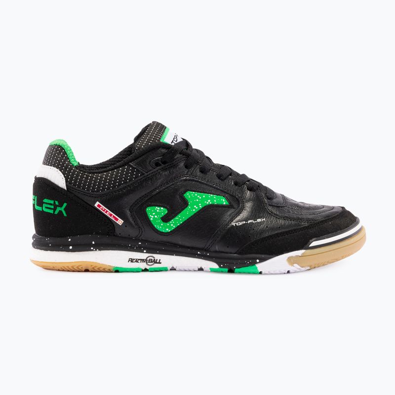 Férfi futballcipő Joma Top Flex Rebound IN black/green 9