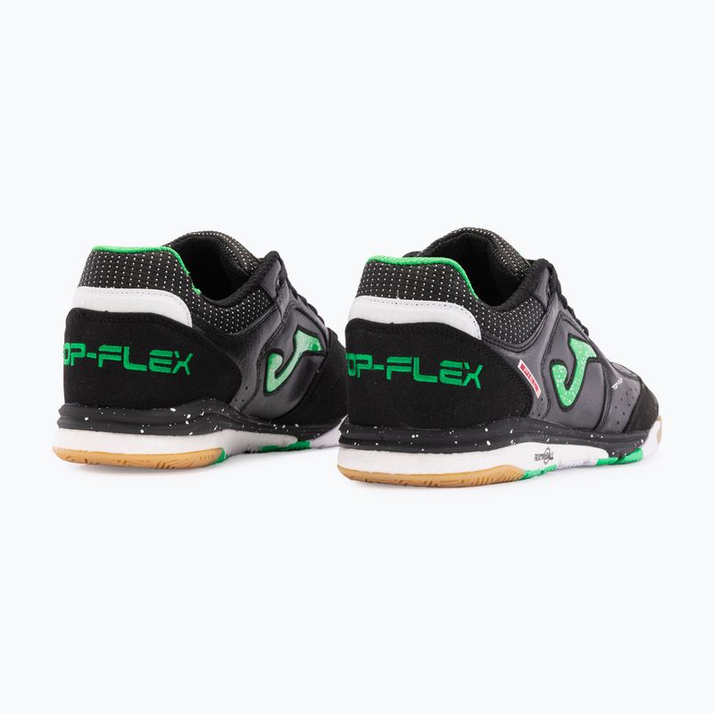 Férfi futballcipő Joma Top Flex Rebound IN black/green 10
