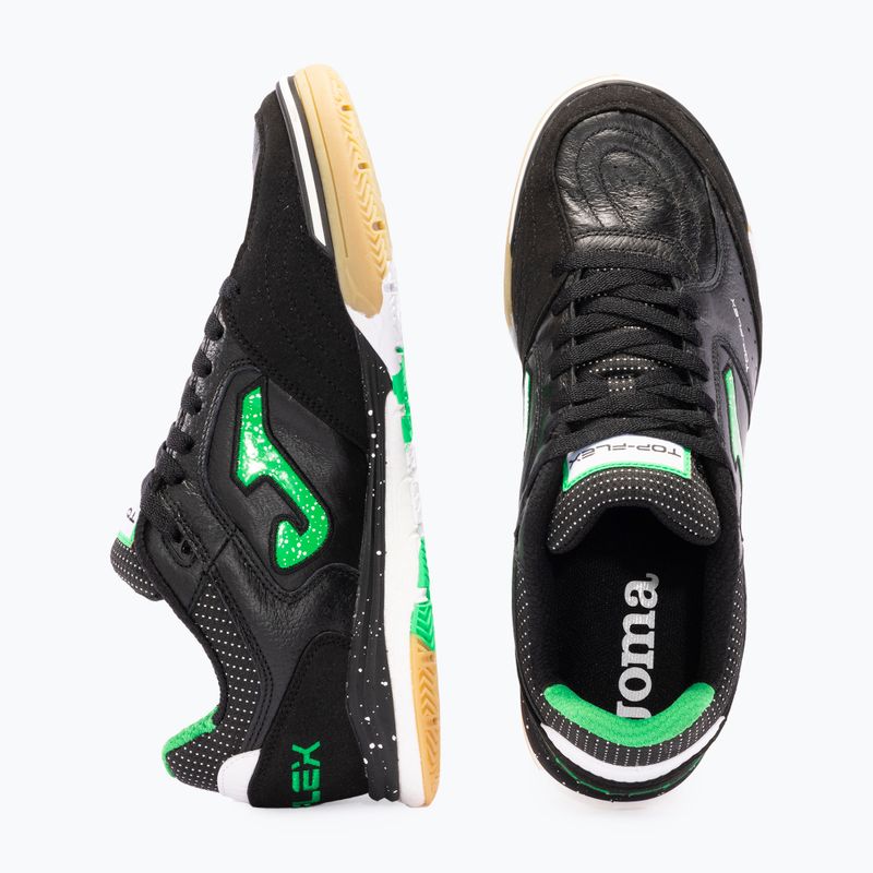 Férfi futballcipő Joma Top Flex Rebound IN black/green 12