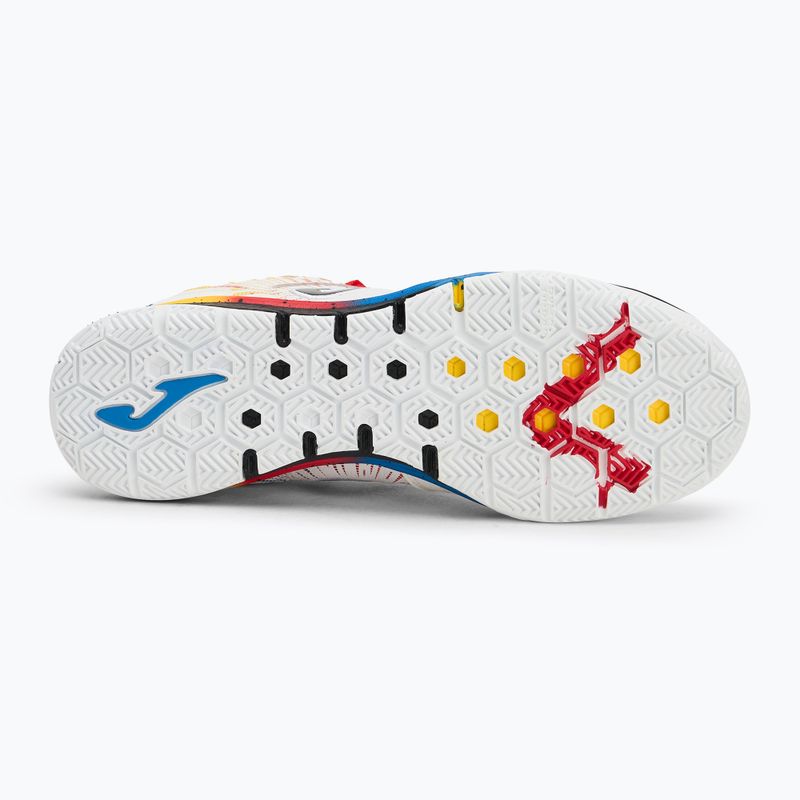Férfi futballcipő Joma Top Flex Rebound IN white/red 4