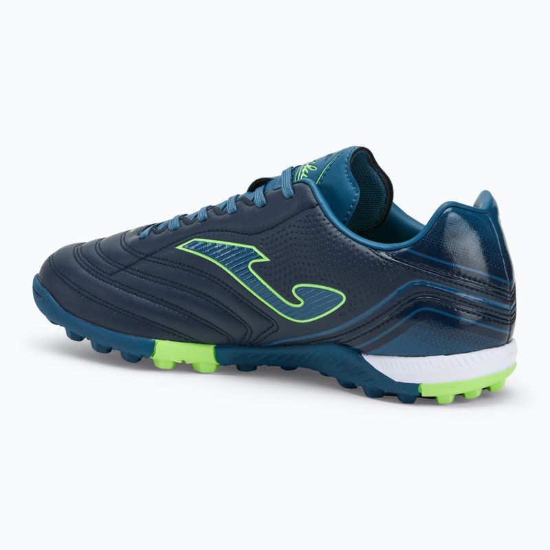 Joma Aguila TF férfi futballcipő navy/zöld fluor 3