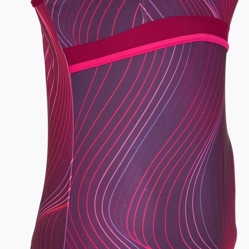 Női egyrészes fürdőruha RAS Bera U-Back garnet 3