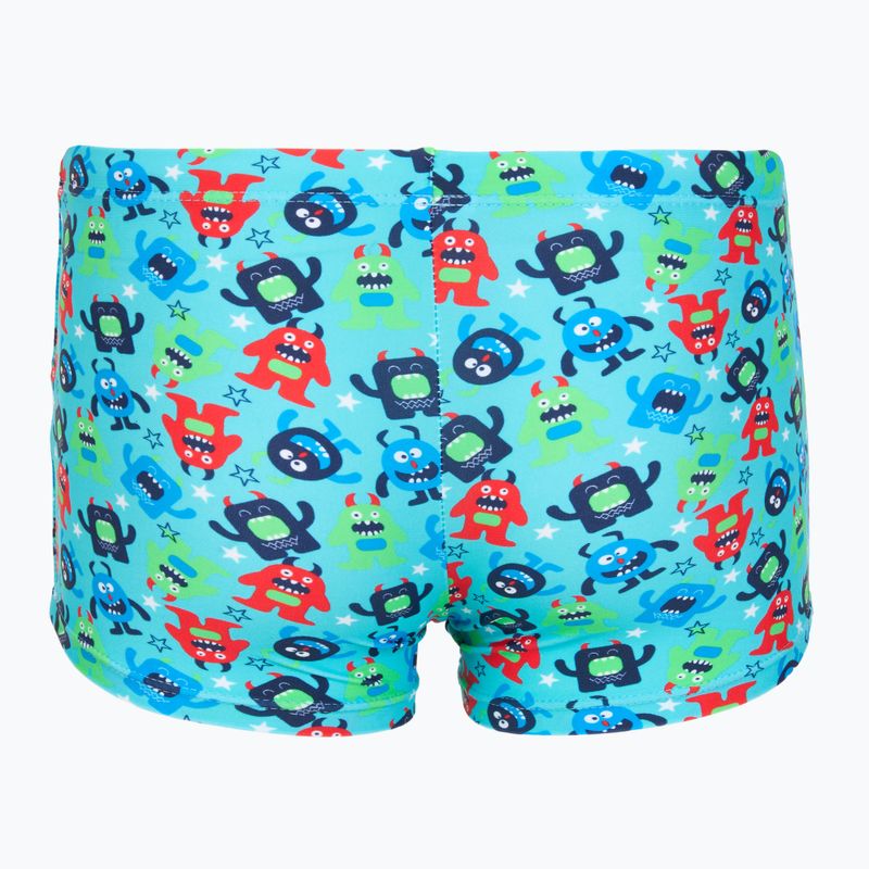 Gyerek fürdőboxer RAS Monsters Trunks turquoise 2