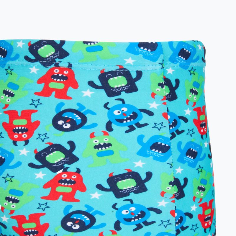 Gyerek fürdőboxer RAS Monsters Trunks turquoise 4