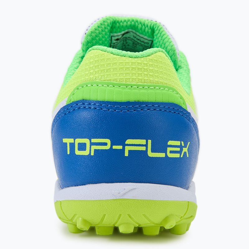 Gyerek focicipő Joma Top Flex TF white/royal blue 6