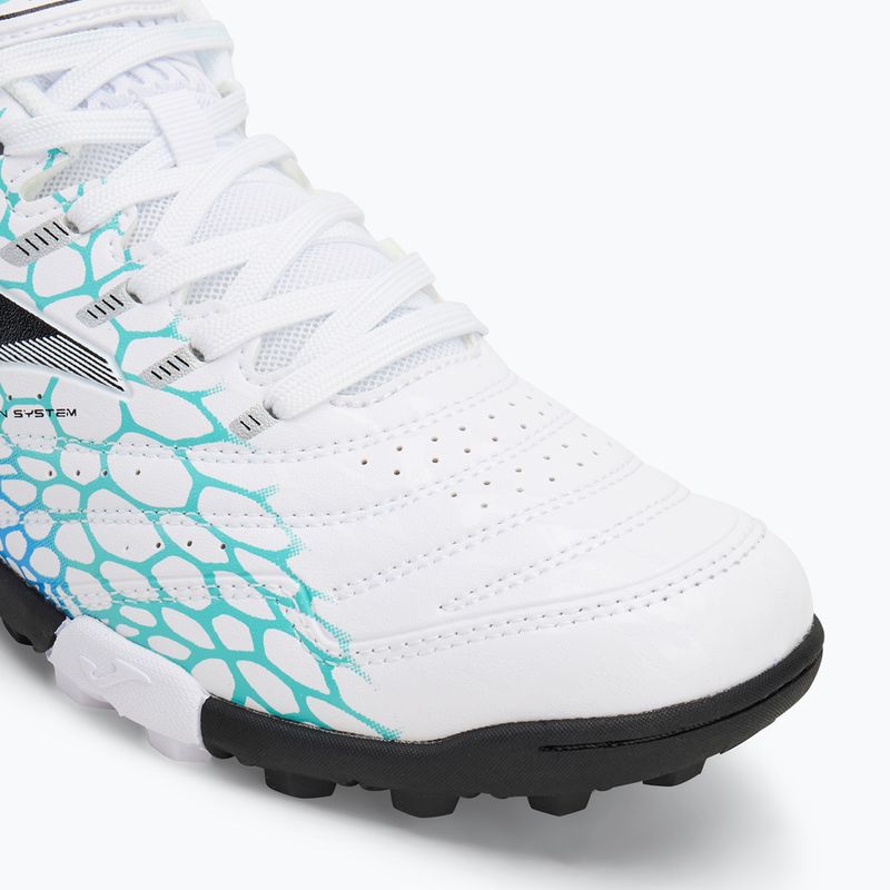 Férfi Joma Maxima TF futballcipő fehér/türkiz színben 7