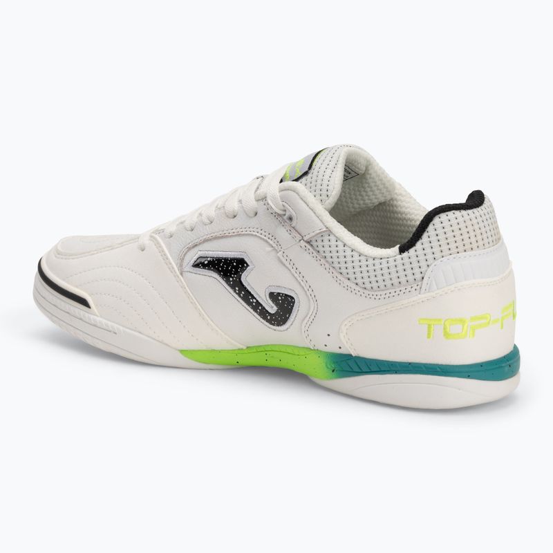 Férfi futballcipő Joma Top Flex IN fehér 3