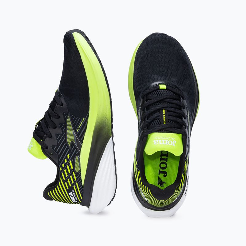 Férfi Joma Super Cross futócipő fekete/citromsárga 4
