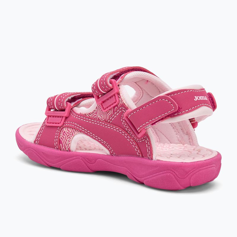 Joma Ocean Jr gyermek szandál korall színben 3