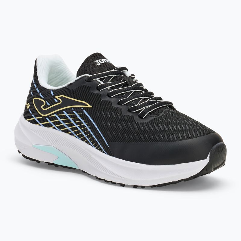 Joma Super Cross gyermek futócipő fekete/ türkizkék