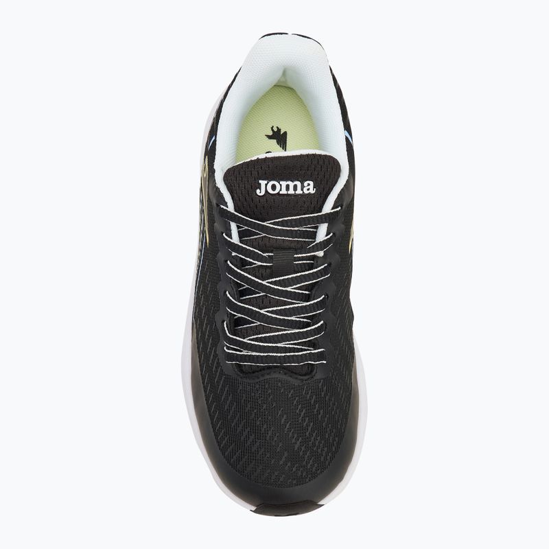 Joma Super Cross gyermek futócipő fekete/ türkizkék 5