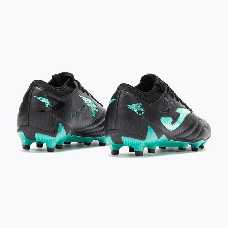 Joma Powerful FG fekete türkiz férfi futballcipő 10