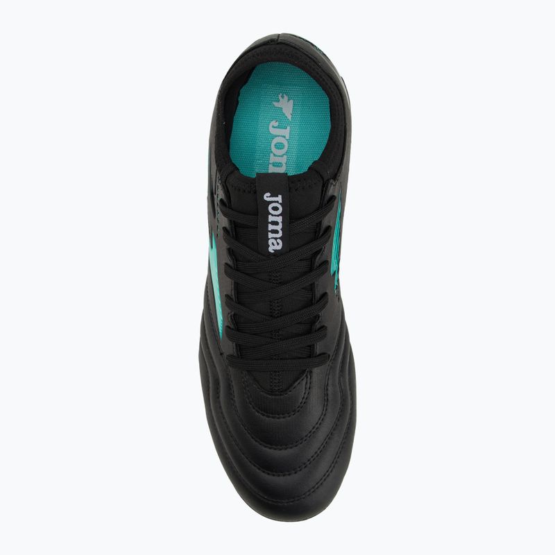 Joma Powerful FG fekete türkiz férfi futballcipő 5