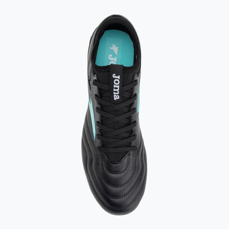 Férfi futballcipő Joma Powerful SG fekete türkizkék 5