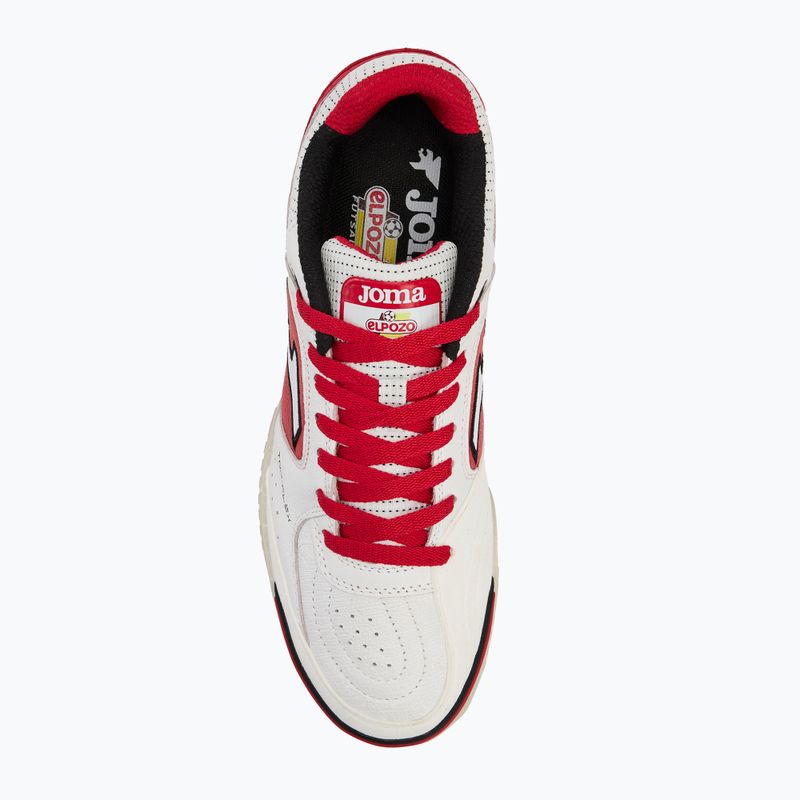 Férfi focicipő Joma Top Flex IN white/red 5