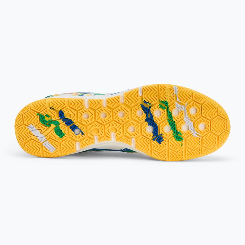 Férfi focicipő Joma Top Flex IN white/green 4