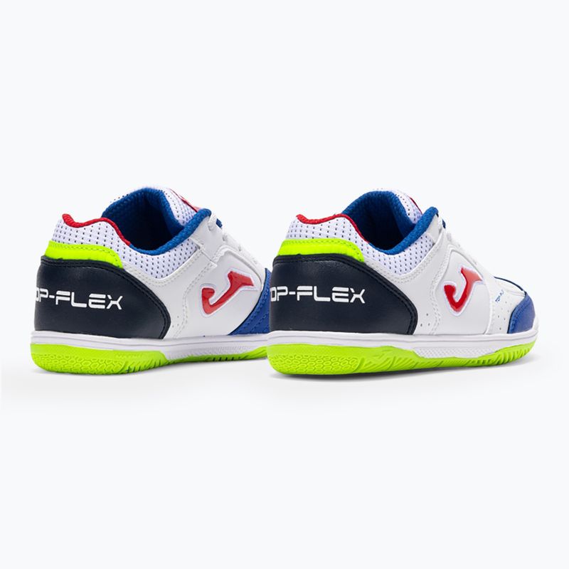 Gyerek focicipő Joma Top Flex Jr IN white 10