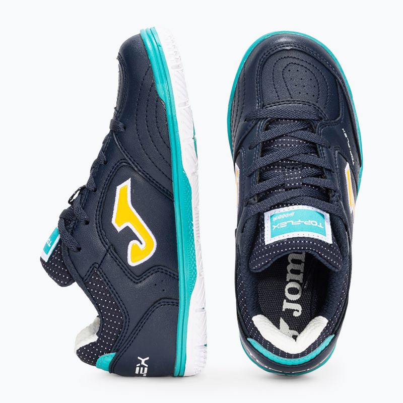 Gyerek focicipő Joma Top Flex Jr IN navy/blue 11