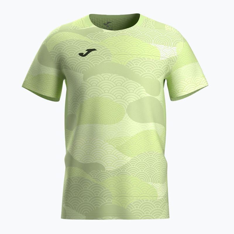 Férfi Joma Challenge lime tenisz póló